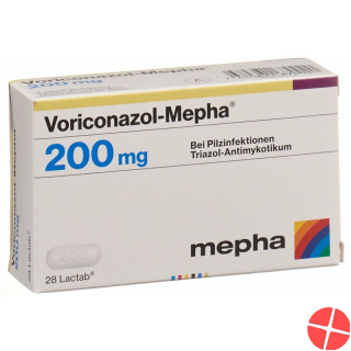 Voriconazole Mepha Lactab 200 mg 28 pcs