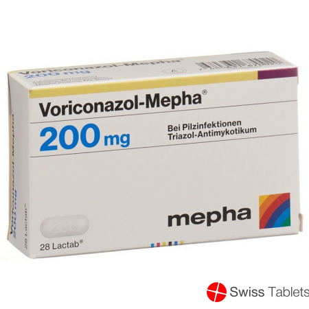 Voriconazole Mepha Lactab 200 mg 28 pcs