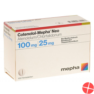 Cotenolol-Mepha Neo Filmtabl 100/25 100 pcs