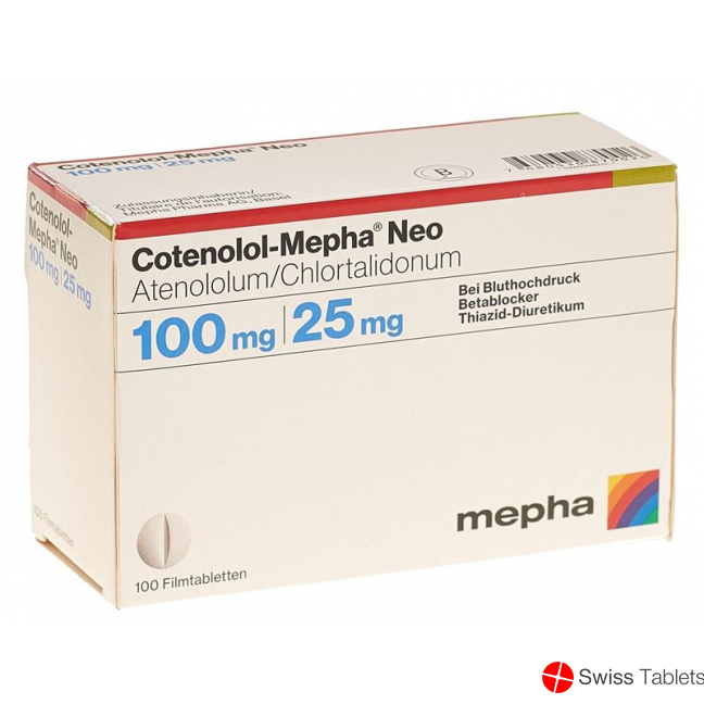 Cotenolol-Mepha Neo Filmtabl 100/25 100 pcs