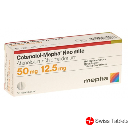 Cotenolol-Mepha mite Neo Filmtabl 50 / 12.5 30 pcs