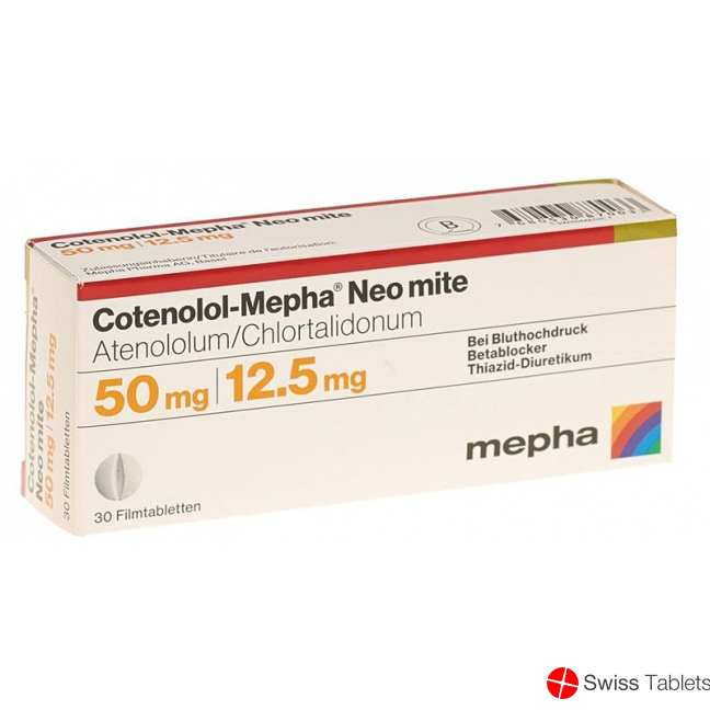 Cotenolol-Mepha mite Neo Filmtabl 50 / 12.5 30 pcs