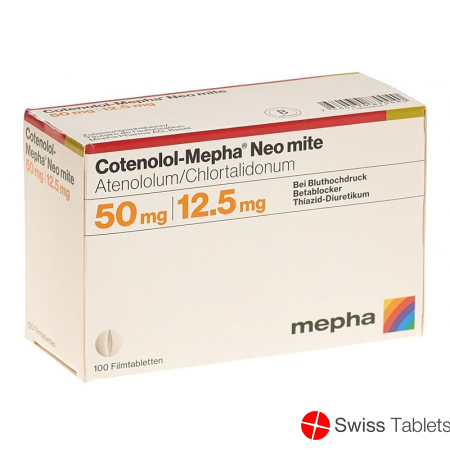 Cotenolol-Mepha mite Neo Filmtabl 50 / 12.5 100 pcs