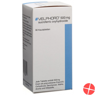 Velphoro Kautabl 500 mg Fl 90 pcs