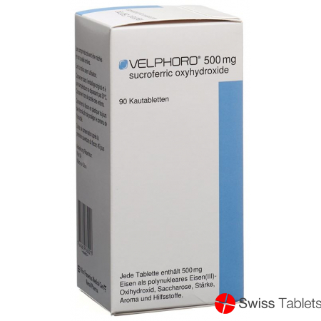 Velphoro Kautabl 500 mg Fl 90 pcs