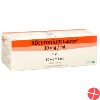 Rocuronium Labatec Inj Lös 50 mg / 5 ml 10 ml 5 Durchstf