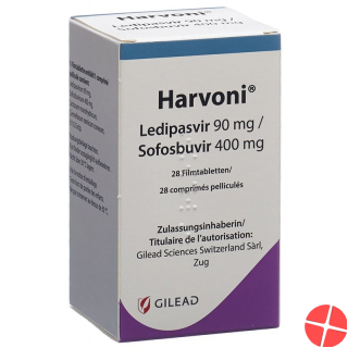 Harvoni Filmtabl Fl 28 pcs Harvoni Filmtabl Fl 28 pcs