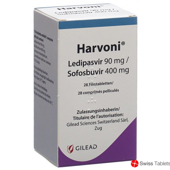 Harvoni Filmtabl Fl 28 pcs Harvoni Filmtabl Fl 28 pcs