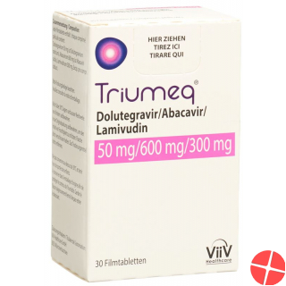 Triumeq Filmtabl 50mg / 600mg / 300mg Ds 30 pcs