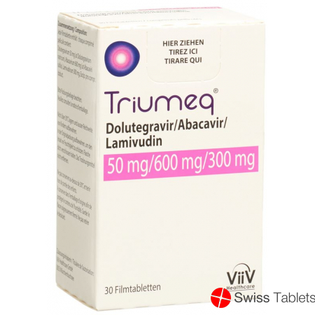 Triumeq Filmtabl 50mg / 600mg / 300mg Ds 30 pcs