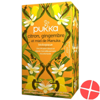 Pukka Citron Gingembre et Miel de Manuka Th&eacute; bio Btl 20 pcs