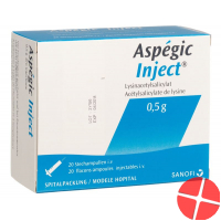 Aspegic Injektion Trockensubstanz 0.5g Durchstechflasche 20 Stück