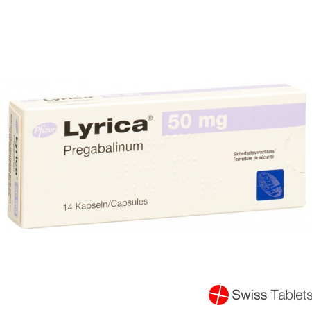 Lyrica Kaps 50 mg 14 pcs Lyrica Kaps 50 mg 14 pcs