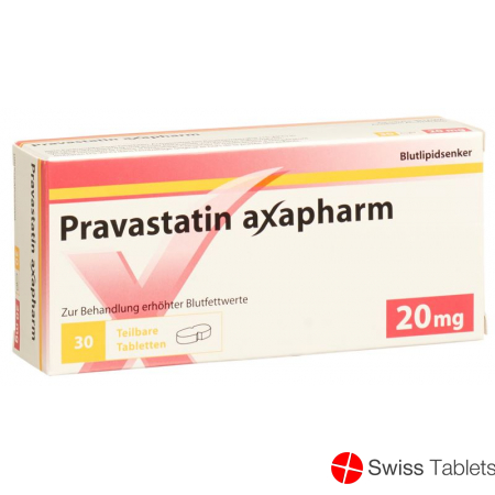 Pravastatin Axapharm tablets 20 mg (divided) 30 pcs