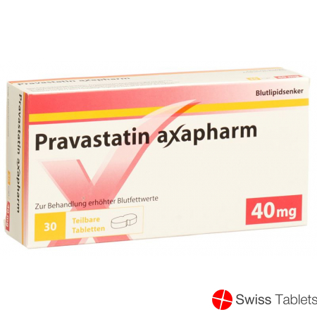 Pravastatin Axapharm tablets 40 mg (divided) 30 pcs