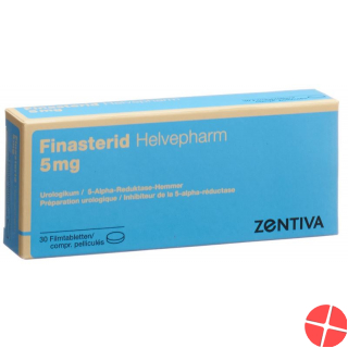Finasteride Helvepharm Filmtabl 5 mg 30 pcs