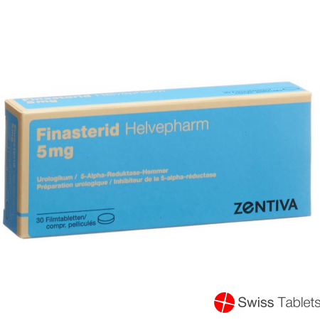 Finasteride Helvepharm Filmtabl 5 mg 30 pcs