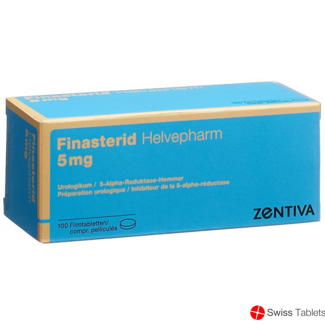 Finasteride Helvepharm Filmtabl 5 mg 100 pcs
