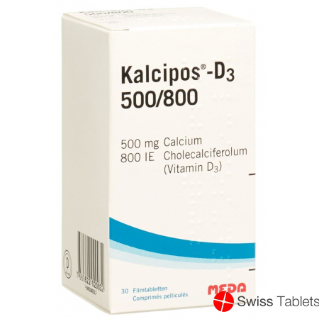 Kalcipos-D3 Filmtabl 500/800 Ds 30 pcs