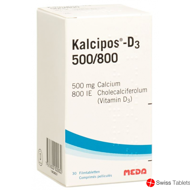 Kalcipos-D3 Filmtabl 500/800 Ds 30 pcs