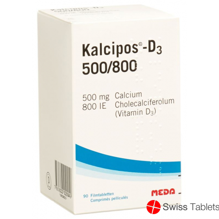 Kalcipos-D3 Filmtabl 500/800 Ds 90 pcs