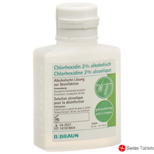 100 Brown 2% Chlorhexidine uncolored ml