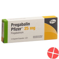 Pregabalin Pfizer Kaps 25 mg 14 pcs