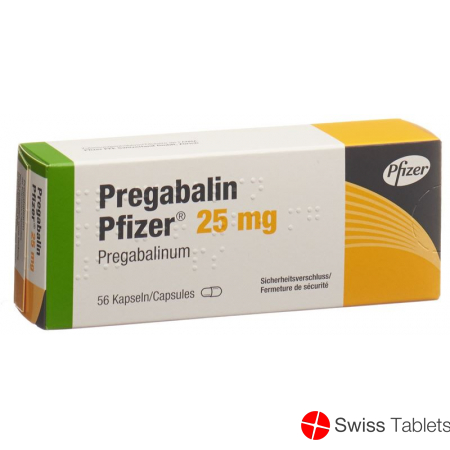 Pregabalin Pfizer Kaps 25 mg 56 pcs