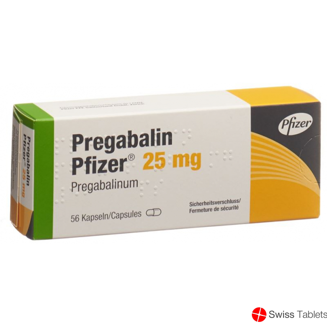 Pregabalin Pfizer Kaps 25 mg 56 pcs