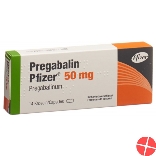 Pregabalin Pfizer Kaps 50 mg 14 pcs