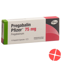 Pregabalin Pfizer Kaps 75 mg 14 pcs