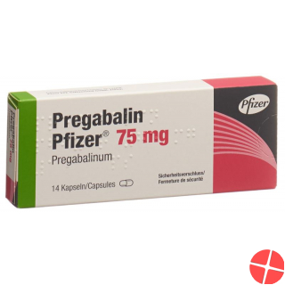 Pregabalin Pfizer Kaps 75 mg 14 pcs