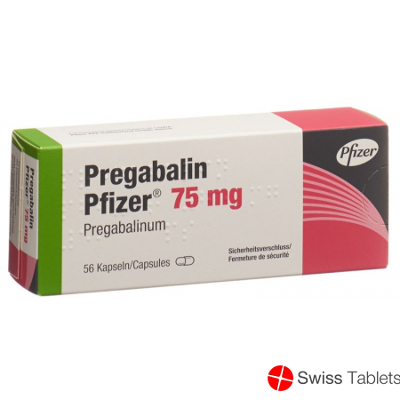 Pregabalin Pfizer Kaps 75 mg 56 pcs