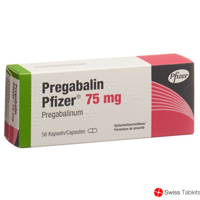 Pregabalin Pfizer Kaps 75 mg 56 pcs