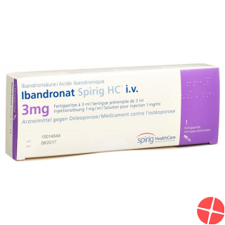 Ibandronate Spirig HC Inj Lös 3 mg / 3ml i.v. Fertspr 3 ml