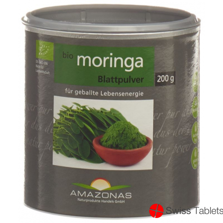 AMAZON moringa leaf powder organic 100% pure 200 g