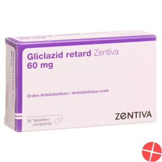 Gliclazide retard Zentiva Ret tbl 60 mg 30 pcs