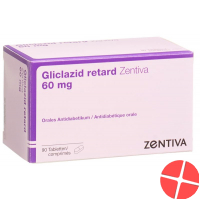 Gliclazide retard Zentiva Ret tbl 60 mg 90 pcs