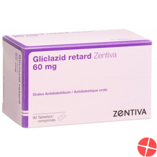 Gliclazide retard Zentiva Ret tbl 60 mg 90 pcs