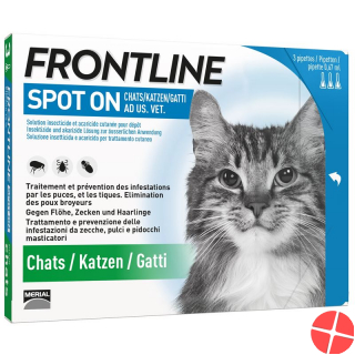 Frontline Spot On Cat List D 3 x 0.5 ml