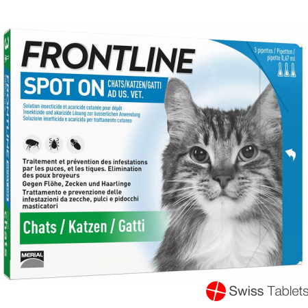 Frontline Spot On Cat List D 3 x 0.5 ml