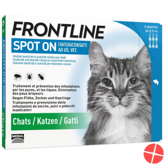 Frontline Spot On Cat List D 6 x 0.5 ml