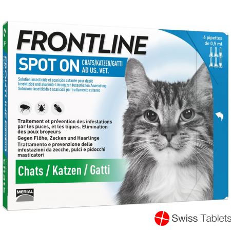 Frontline Spot On Cat List D 6 x 0.5 ml
