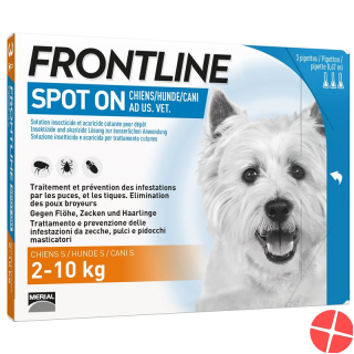 Frontline Spot On Dog S List D 3 x 0.67 ml