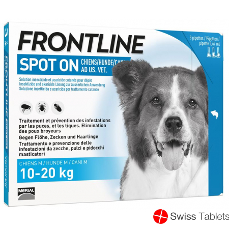 Frontline Spot On Dog M List D 3 x 1:34 ml