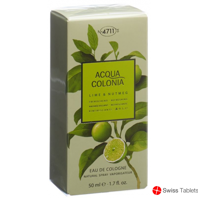 4711 Acqua Colonia Lime & Nutmeg cologne spray 50 ml
