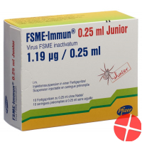 TBE immune Junior Inj Susp without needle 10 Fertspr 0.25ml