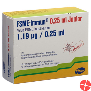 TBE immune Junior Inj Susp without needle 10 Fertspr 0.25ml