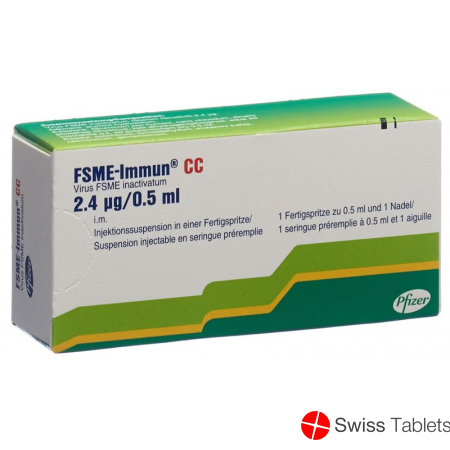 TBE immune CC Inj Susp with separate needle Fertspr 0.5 ml