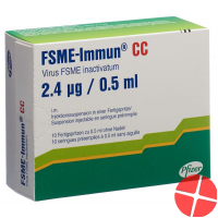 TBE immune CC Inj Susp without needle 10 Fertspr 0.5 ml